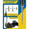 Vibit 152 Pcs Threaded Inserts for Plastic, 3 Sizes of