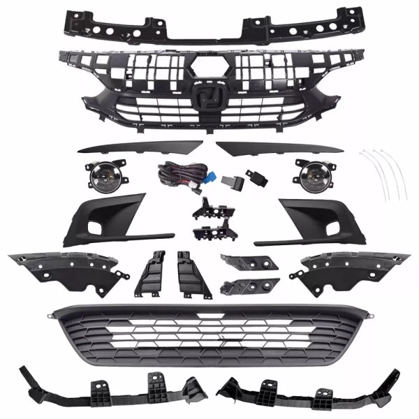 Unbranded 17pc Front Grille Fog Lamp Headlight Trim Bracket For
