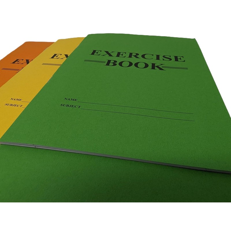 (12 Pack) A5 Exercise Books – 48 Lined Pages –