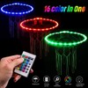 Waybelive LED Basketball Hoop Lights, Remote Control Basketball Rim LED