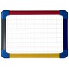 Bi-Office Laptop Board Schoolmate, Double Sided Plain/Gridded Magnetic, 4 colors