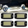 Nicoko 108 High-Power LEDs per Pod 4Pods Pure White Rock