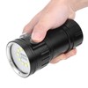 LED Diving Flashlight Portable Professional Underwater Lighting Waterproof Submarine Lamp