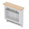 Dollhouse Cabinet Miniature Model Fine Workmanship Composite Wood Miniature Display