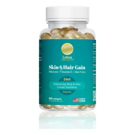 Cápsulas de Biotina y Vitamina E Lotus Laboratories para Cabello y Piel                                                                               