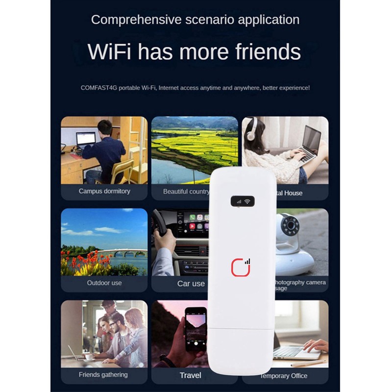 MF89U 4G LTE USB WiFi Modem Support 8 Users High