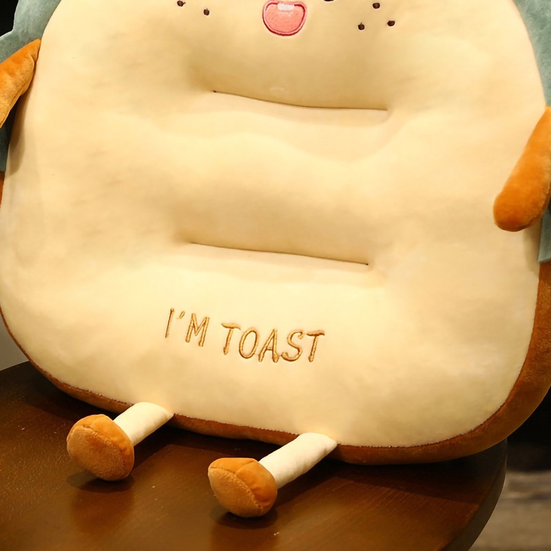 Bread Cushion PP Cotton Breathable Skin Friendly Stuffed Home Pillow