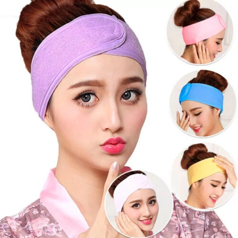 Facial Spa Diadema Maquillaje Cinta Mágica Cabello 6 Pza F