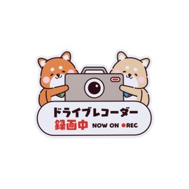 Morikuma Shoten Dash Cam Sticker Recording Car Sticker (Small Sticker)