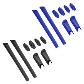 BlazerBuck Juego de calcetines para orejas y narices para Oakley Half Jacket XLJ Sunglass, Negro + Azul, 0 US