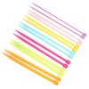 14 Pcs Knitting Needles Multicolour Portable 25cm Sweater Needle Plastic