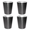 TIICOO Stainless Steel Cups 4 Packs 10oz/300ml Stackable Double Wall