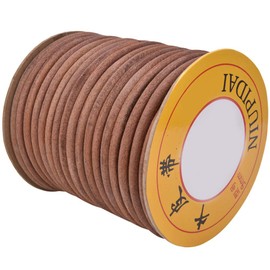 Leather Belt Treadle Parts Sewing Machine Leather Belt 20m Sewing Machine Multi Function Cowhide Belt (9mm)