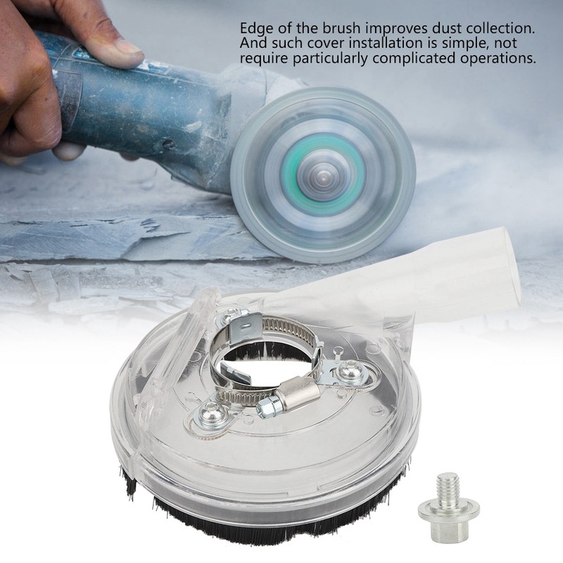 Angle Grinder Accessories Transparent Polycarbonate Grinding Cover with Heightening Pad