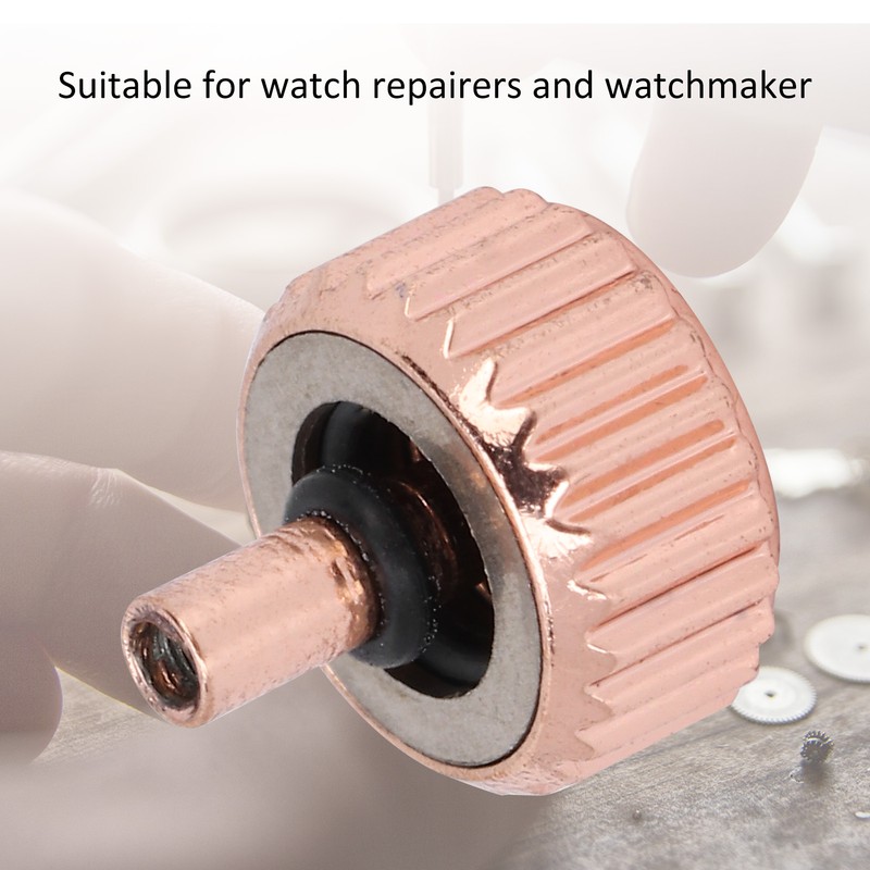 5pcs Professional Replacement Watch Crown Rose Gold Watch Crown Repairing