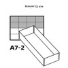 raaco 136488"55 A7-2" Insert, Transparent, 2-Piece