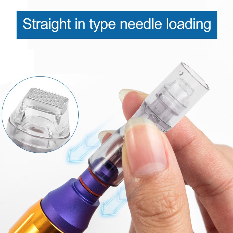 10pcs Microblading Micro Needle Electric Skin Rejuvenation Micro Needle Machine