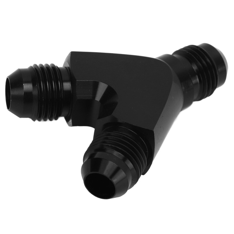 Coupler Union Fitting Splitter Black Anodized Coating Leak Proof Y