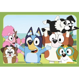 Ravensburger Children's Puzzle 05693 - Fun with Bluey - 2 x 12 Pieces Bluey Puzzle for Children from 3 Years