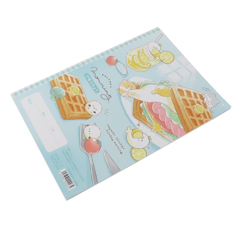Holiday Morning [B5 White Blank Notebook] Liberty Book Coolia Back