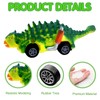 6Pcs Dinosaur Pull Back Cars Simulation Dino Monster T-Rex Toys,