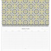 etmamu Azelujos 263 Weekly Planner A4 Pattern No. 3, 60