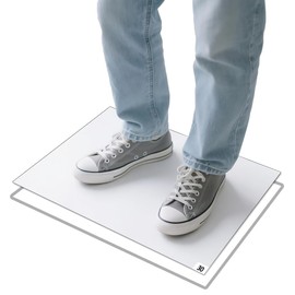 SATECH Sticky/Tacky/Adhesive Heavy Duty Mat 13" x 17" with Non-Slip Movable Base for Sport Courts Home Shoes Cleanroom Pets Garage White(Case of 4 Mats,30 Sheets Each)