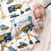Construction Truck Blanket Boys Excavator Plush Throw Blanket Soft Fuzzy