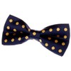 Retreez Men Classic Polka Dots Woven Microfiber Pre-tied Bow Tie