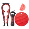 Jar Bottle Opener for Weak Hands,4 &5 in 1 Multi