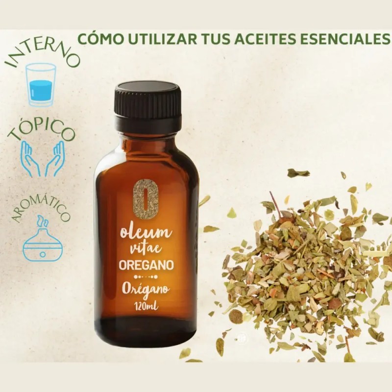 Oleum Vitae - Aceite Esencial 100% Puro De Orégano 120ml