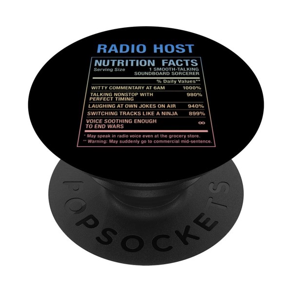 Radio Host PopSockets Adhesive PopGrip