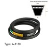 sourcing map A1150 V-Belts 1150mm Inner Girth 13mm Top Width