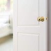 Design House 753269 Cambridge 2-Way Latch Passage Door Knob, Polished