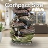 Sunnydaze Tabletop Water Fountain - Relaxing Indoor Desktop Water Feature