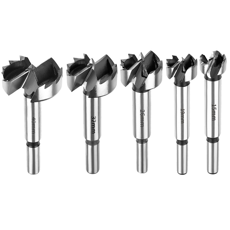 SUQIN 35mm Professional Forstner Drill Bit,Round Handle Forstner Wood Drill