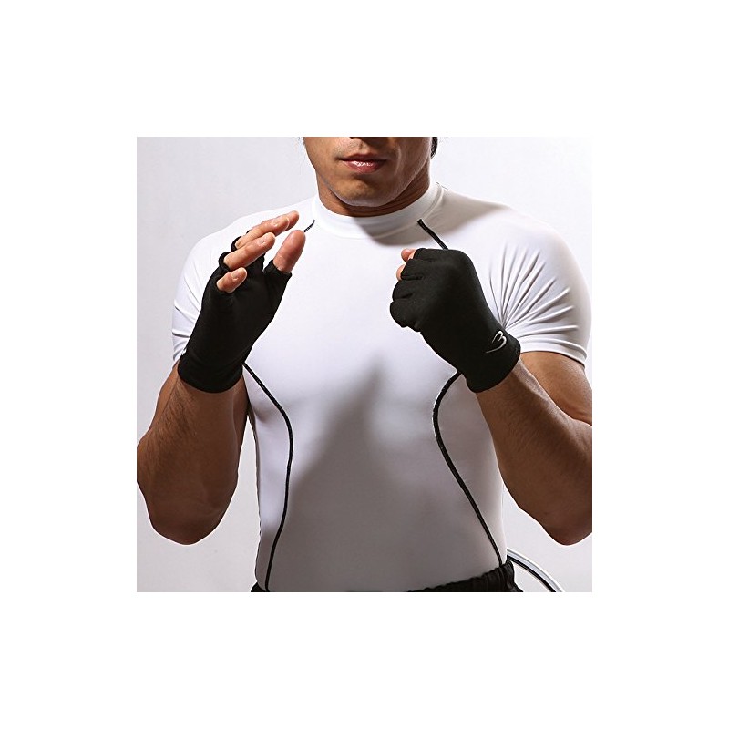 Bodymaker Knuckle Inner Gloves (1 pair) IG8 Black Free (L)