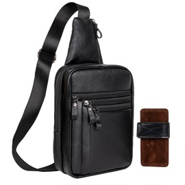 Ariscobull Tactical Sling Bag for Men - Concealed Carry Bag for Men - Small Tactical Backpack - Mens Fanny Pack Crossbody - Mini Backpack (Black)