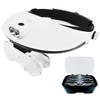HAWK OPTICALS Illuminated Head Magnifier with Adjustable Strap|| 5 Lens
