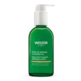 WELEDA Make-Up Removal Cleansing Oil 150ml - Natural Cleansing Oil with pump dispenser and Organic ingredients