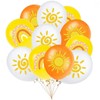 iNINGER 12 Inch Sun First Birthday Party Balloons Boho Rainbow