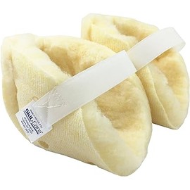 Skil-Care Multi Ply Heel Protector Pair Places Multiple Layers of Synthetic Sheepskin at Pressure - 1 Pair