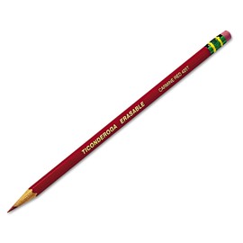 Ticonderoga 14259 Ticonderoga Erasable Colored Pencils, 2.6 mm, CME Lead/Barrel, Dozen