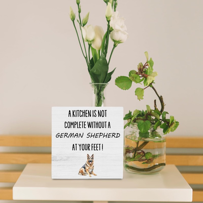 Funny Kitchen Signs - German Shepherd Gifts For Women,German Shepherd