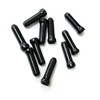 Clarks Cycle Systems Alloy Brake/Gear Inner Cable End Covers, Black,