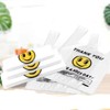 Smile Face Plastic Bags, Pink Grocery, Shopping Bag, Restaurants, Convenience