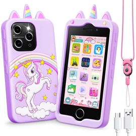 EFFUN Kids Smartphone, 4.0-inch Touch Screen, with Online Viewing and Extra Large Triple Camera, Music and Educational Games, Travel Toy, Gift for kids Aged 3-9 (No YouTube APP) - Color: Princess