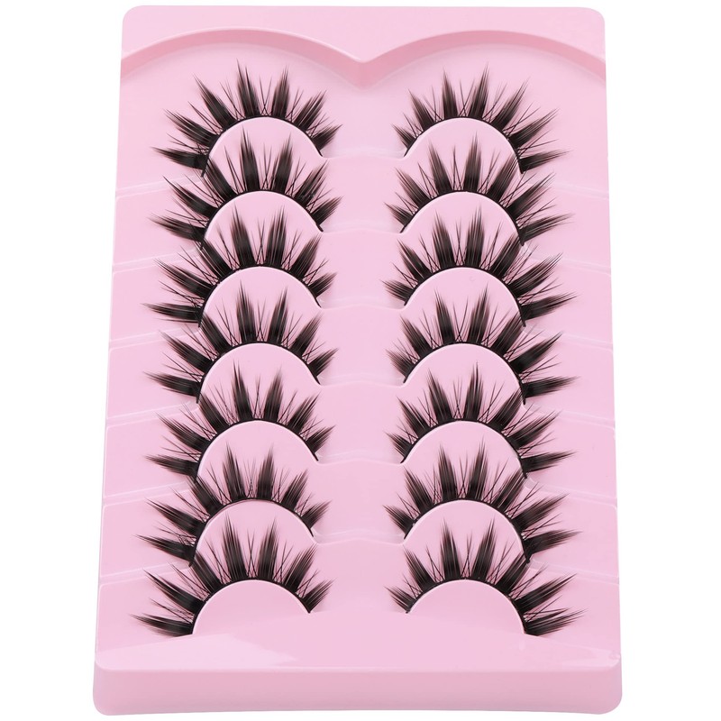 False Eyelashes Manga Anime Lashes Japanese Cosplay Spiky Lashes Mink