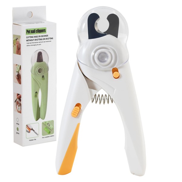 IPTPAS Pet Nail Clipper with Light for Cats & Small