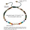 Jewboo 7 Chakra Infinity Beach Anklet Bracelet for Women Foot